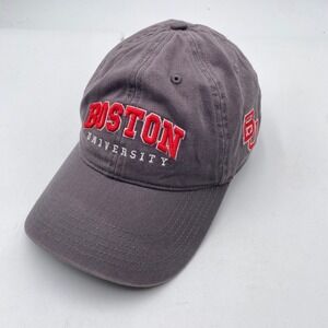 BOSTON UNIVERSITY Legacy Unstructured Baseball Cap OSFA Grey Cotton BU NCAA Hat